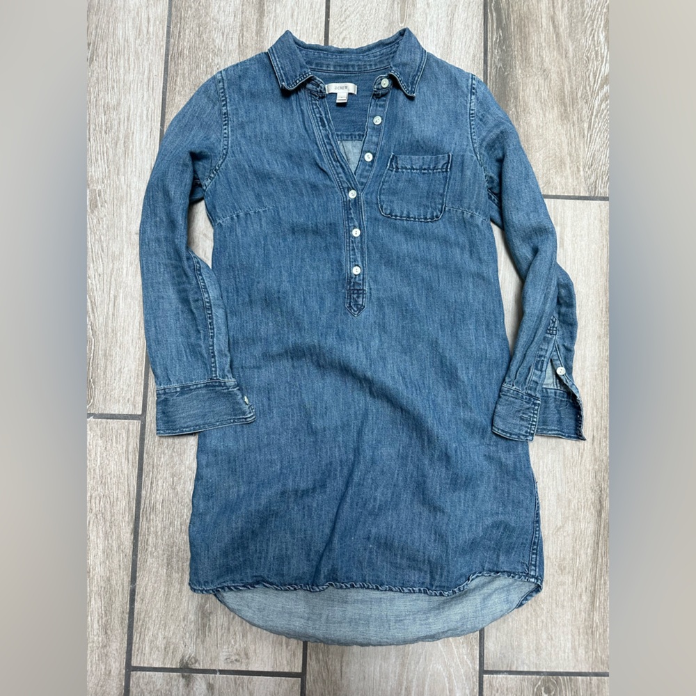 JCREW soft denim dress